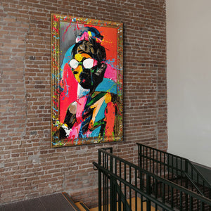 Wandbilder XXL Porträt modern farbenfroh YS-ART
