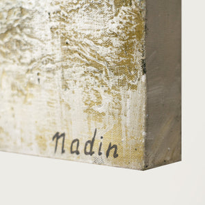 Handgeschilderde acrylverf schilderijen op canvas met lijst "Mode Show"