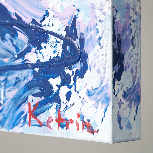  Moderne schilderkunst in acryl "Vrije vlucht" handgeschilderd op canvas