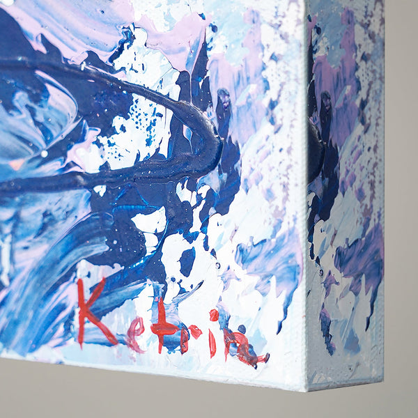  Moderne schilderkunst in acryl "Vrije vlucht" handgeschilderd op canvas