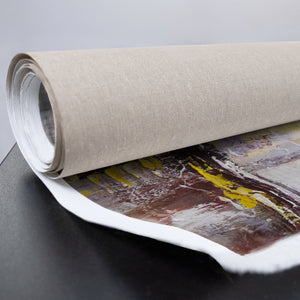 Leinwandrolle Detailaufnahme
