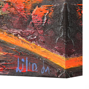 Handgeschilderd Acryl Schilderij "Brandenburger Tor" – Moderne Kunst voor Woonkamer