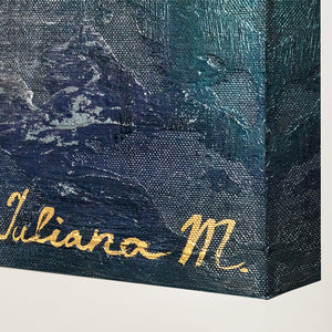 Handgeschilderde Abstracte Schilderijen op Doek "Fragmenten"