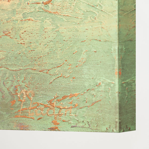 Abstrakte schilderij op canvas "Rust voor de Storm" voor woonkamer met gratis levering