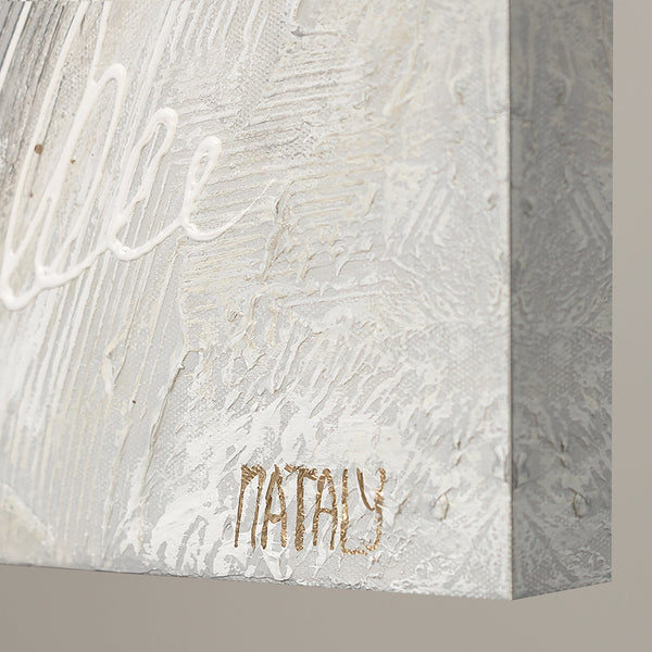 Handgeschilderd bloemen schilderij "Lente Bloemen" – Modern kunstwerk voor uw interieur