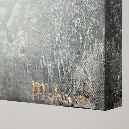 Abstracte acryl schilderij "Zonne-energie" - Handgeschilderd kunstwerk voor uw huis