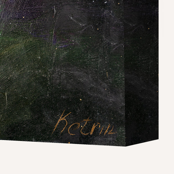 Handgeschilderd schilderij "Pioenrozen II" voor uw muurdecoratie