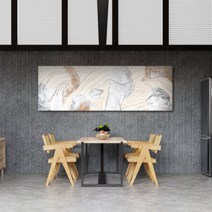 Abstract schilderij met acrylverf op canvas “Symphony”.