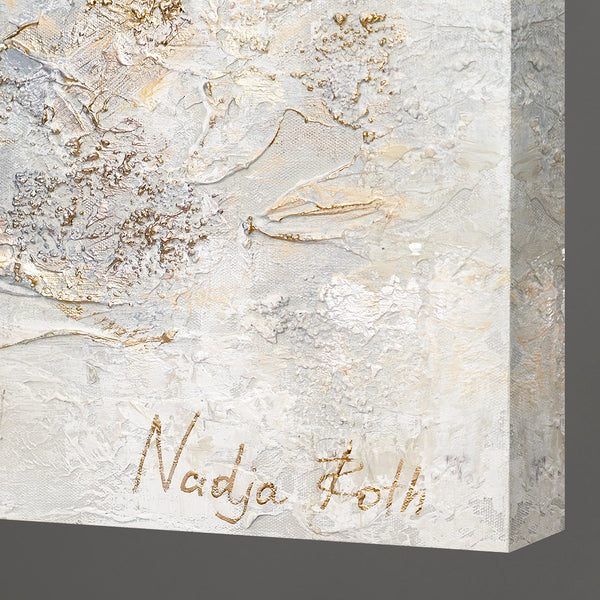 Moderne Abstracte Kunst Schilderij "Geschiedenis"