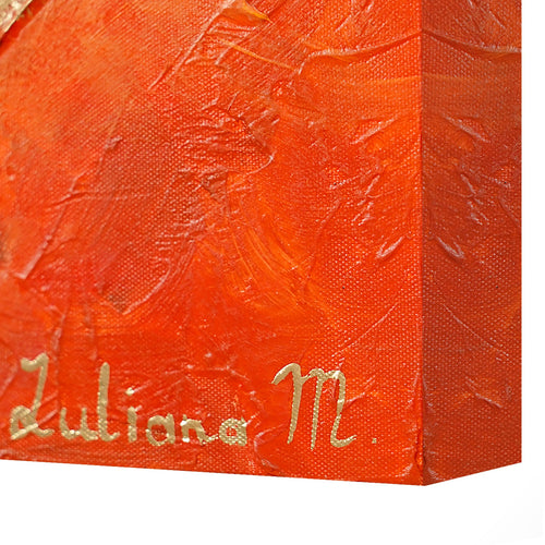 Acryl schilderij op canvas, schilderij met lijst "Bright Garden"