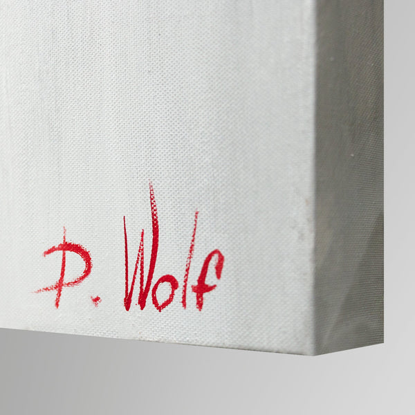 Abstract modern schilderij "Kleurrijk bos" 100x50 cm