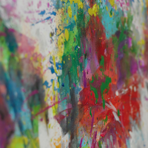 Abstrakte Acrylkunst für Ihr Zuhause "Bunter Wald"