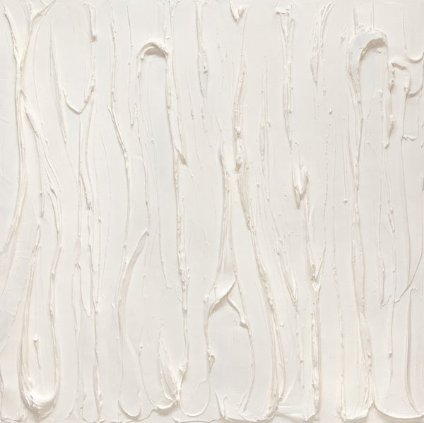 Modern abstract schilderij woonkamer – Handgeschilderd acryl kunstwerk "Lebensfroh" 100×100 cm