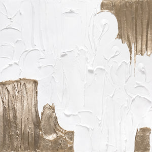 Modern minimalistisch schilderij woonkamer – Handgeschilderd acryl kunstwerk "Lebensfroh II"