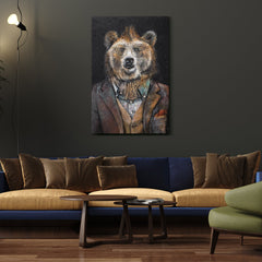 Abstract schilderij op canvas met bladgoud – Handgeschilderd kunstwerk "Stärke"
