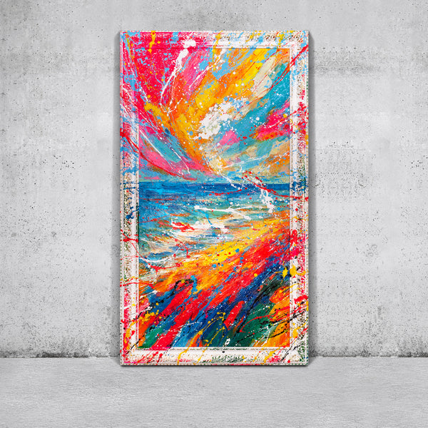 Abstrakte Kunst mit Dynamik