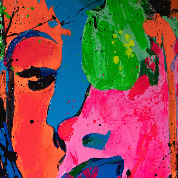 Acrylbild Porträt Pop Art Modern