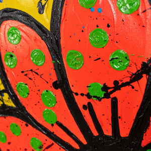 Leinwandbild Abstrakt Bunt Mit Textur