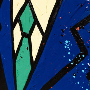 Leinwandbild Abstrakt Struktur Bunt