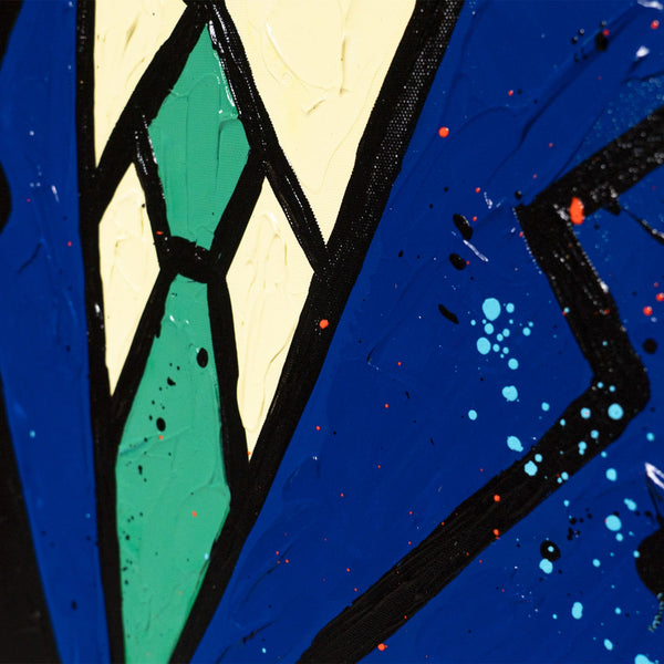 Leinwandbild Abstrakt Struktur Bunt