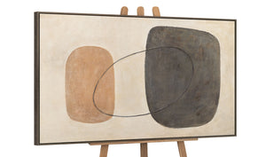 Leinwandbild mit geometrischem Design