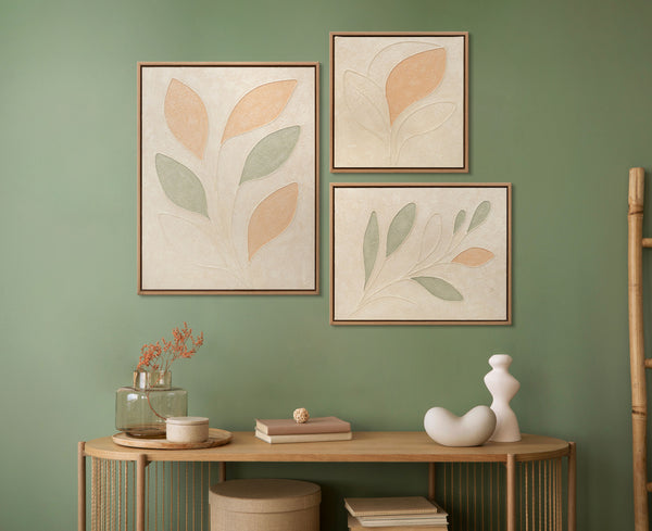 gerahmte bilder für wohnzimmer set handgemalte acrylbilder