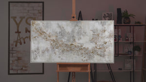 Moderne Abstracte Kunst Schilderij "Geschiedenis"