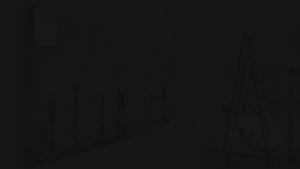 Modern schilderij op canvas – Abstracte acrylkunst met mensen en paraplu’s in de stad