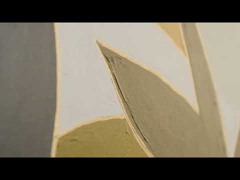 Canvas „Gouden Compositie“ – Elegantie ontmoet Moderne Kunst