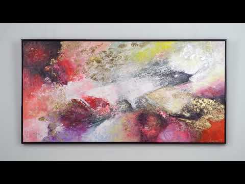 Abstracte impressies schilderijen "Bright Garden"