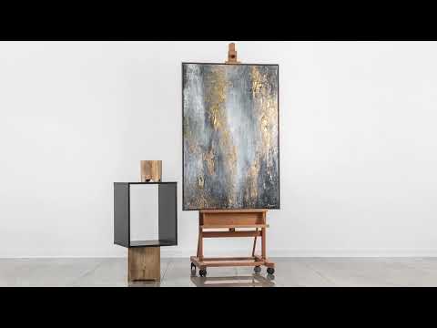 wohnzimmer acrylbilder mit Rahmen abstrakt modern