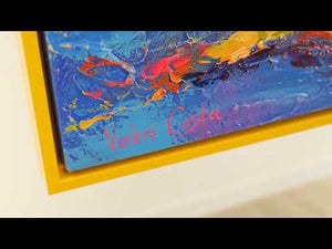 Abstract zeegezicht als exclusief canvas – „Meer Mirage“