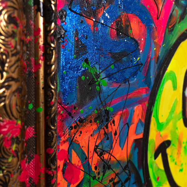 Rahmen Street Art Acrylbild