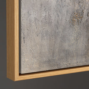 Reliefbild Acrylmalerei goldene Struktur elegant