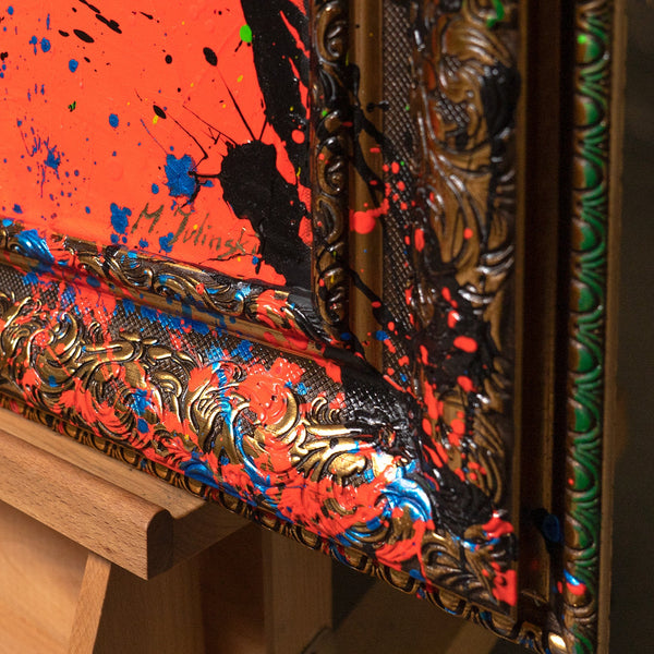 Street Art Stil Strukturmalerei