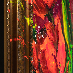 Tulpenbild Acryl Leinwand moderne Wanddeko Interieur