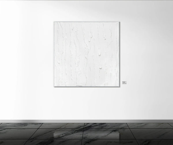 Handgemaltes Bild mit Strukturfläche